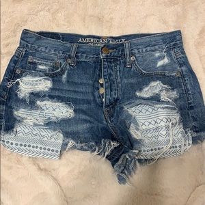American eagle high rise shorts